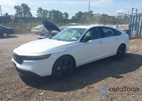 2024 Honda Accord Hybrid Sport-L из США, поврежденный, VIN 1HGCY2F76RA044616